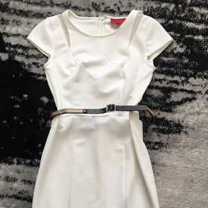 Jennifer Lopez White Dress with Belt
